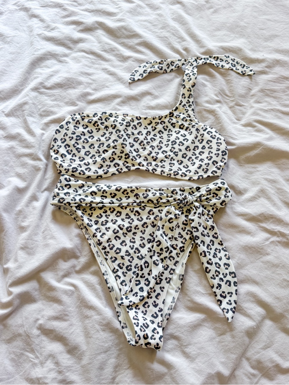 Abercrombie and Fitch Leopard Print High Rise Bikini - Picture 1 of 5